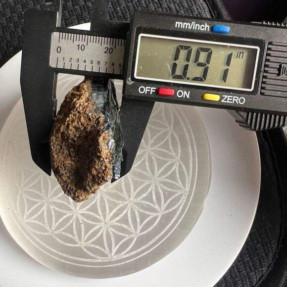 Rare Natural Raw Vivianite Crystal Specimen on Matrix - Picture 12 of 14